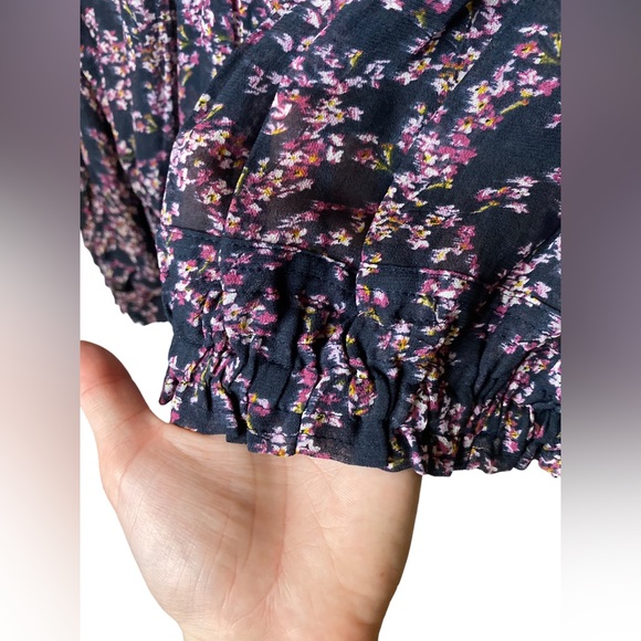 rag & bone | XS Celeste multi-colored floral blouse - Picture 6 of 9